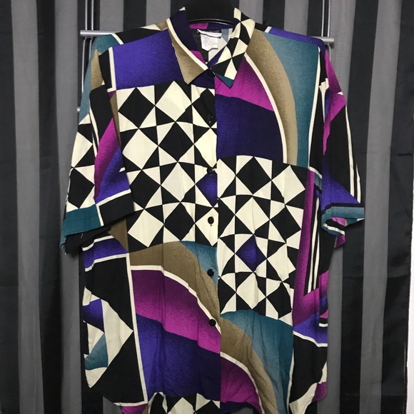 Vintage Tops - Vintage “The Bold & The Beautiful” Blouse